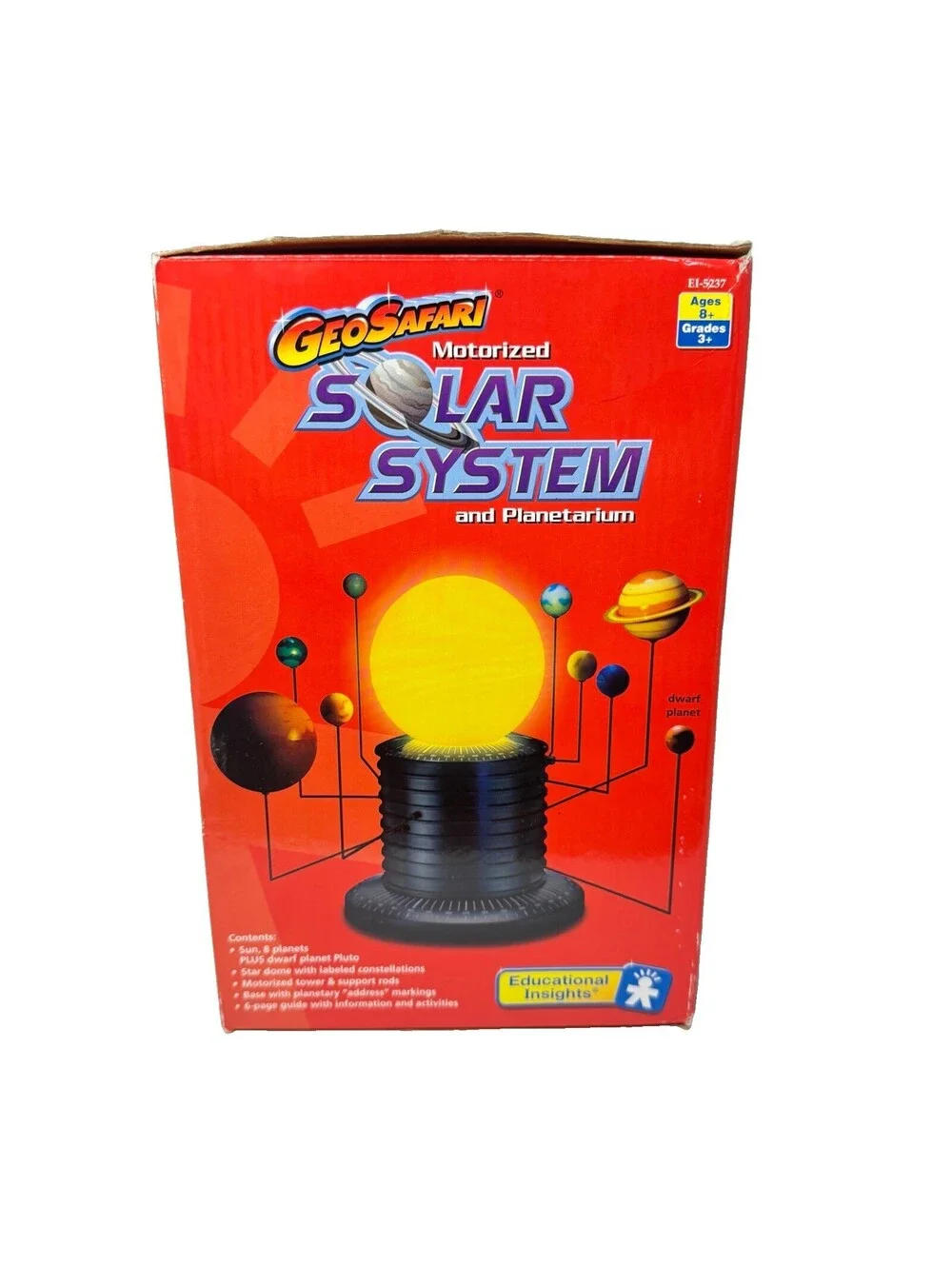 GeoSafari EI-5237 Motorized Solar System Planetarium Educational Insights NEW